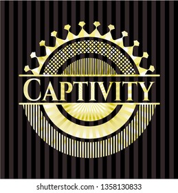 Captivity gold shiny badge