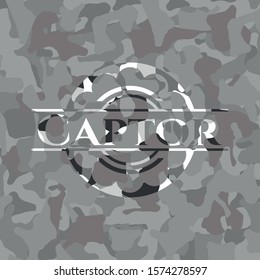 Captor on grey camo pattern