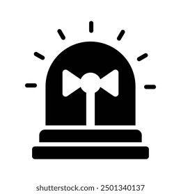 Capture attention with our powerful Siren vector icon. Perfect for alerts and notifications