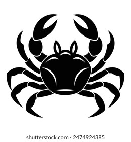 Capture the essence of coastal living with our meticulously crafted silhouette of a crab logo icon in vector format. Perfect for adding a touch of seaside charm to your products.