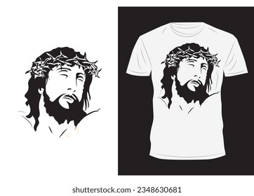 Capture the essence of faith with our poignant vector Jesus face on the cross clipart. Inspire with meaningful t-shirt prints, reverent logos, and serene wallpapers. Download now.