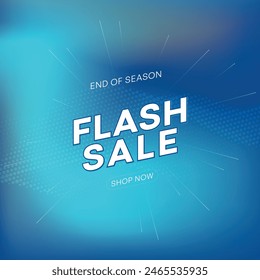 Capture the excitement and urgency of a flash sale with this vibrant and dynamic vector art. Featuring bold colors and sleek design elements, this illustration is perfect for grabbing attentions.