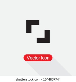 Capture Icon Vector Illustration Isolated On Light Gray Background Eps10