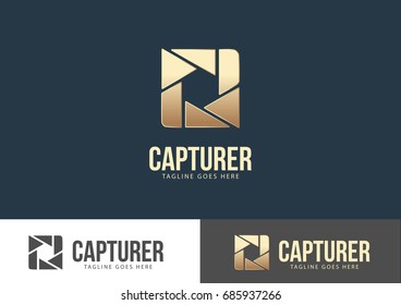 Capture Logo Vector Design Template 