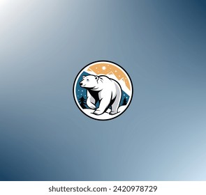 Capture the majesty of the arctic with this striking logo featuring a polar bear. Icy blues and silvers evoke the harsh and beautiful northern frontier that forged a lineage of resilience and grit.