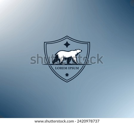 Capture the majesty of the arctic with this striking logo featuring a polar bear. Icy blues and silvers evoke the harsh and beautiful northern frontier that forged a lineage of resilience and grit.