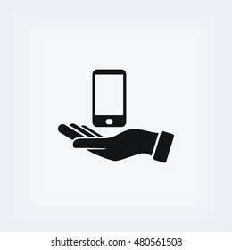 Capture Mobile icon, flat design best vector icon