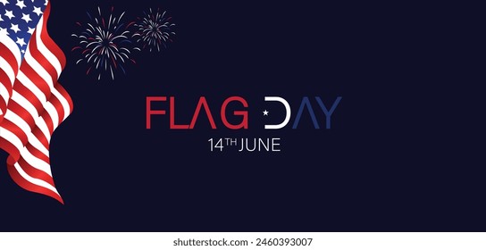 Capture the Spirit of Flag Day with Gorgeous Illustration Design