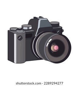 captures antique camera icon isolated
