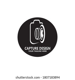 Fotografieren von Kameras Logo-Design Vektorvorlage