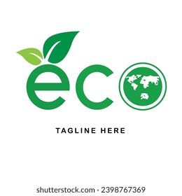 Capturing the essence of sustainability and harmony, our eco logo combines organic elements with modern design. A leafy emblem that symbolizes our commitment to a greener, more sustainable future.