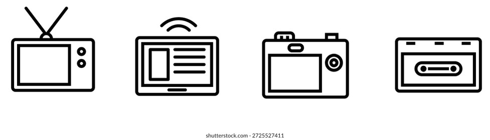 Capturing media: from analog televisions to modern digital tablets