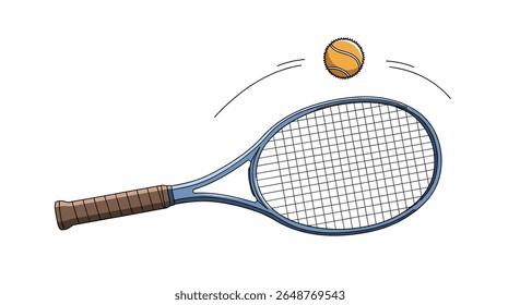 Capturing the moment of impact between a tennis racquet and a yellow ball during a match