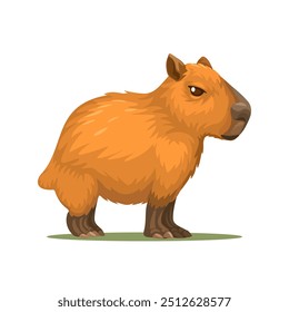 Capybara animal desenhos animados ilustração vetor