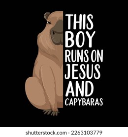 Capybara Art Animal Quote for Capybara Lovers