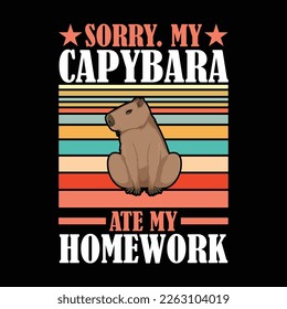 Capybara ate my homework South American Capybara