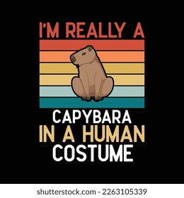 Capybara Costume Girls Boys Women