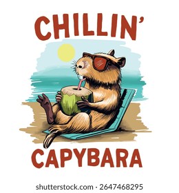 capybara graphic pattern. kids print pattern, fashion and more