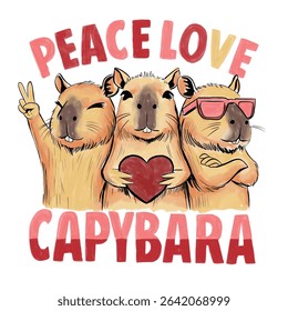 capybara graphic pattern. kids tshirt print pattern, fashion and more
