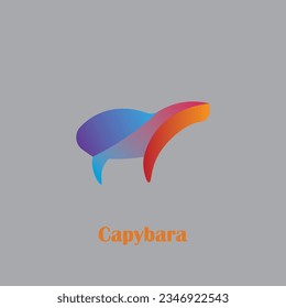 Logo de Capibara con diseño minimalista
