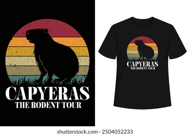 Capybara The Rodents Capy Tour Meme Graphic Summer Shirt, Capybara Shirt, Capybara, Capybara Baby, Animal Shirts, 