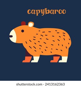 Capybaroo Vektorgrafik, Tier, süß