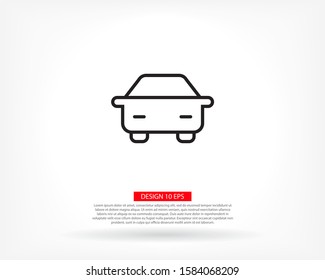 car 10 eps bond icon design vector graphics