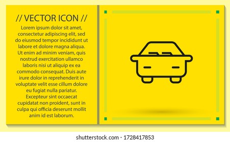 gráficos vectoriales de diseño de iconos de enlace de 10 pasos de coche