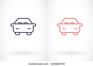 Car 10 eps bond icon design, Vektorgrafik