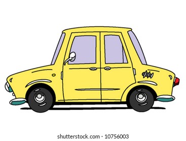 Cartoon Car Vector Stock Vector (Royalty Free) 1192074076 | Shutterstock