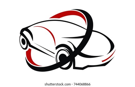 Car Stock Vector (Royalty Free) 744068866 | Shutterstock