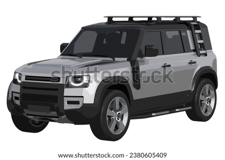 car 3d design modern realistic art vector template isolated suv new tire hummer hybrid power turbo car sport modern art design black silver white background 4x4