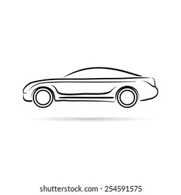 Car Abstract Lines Vector Design Concept Stock Vector (Royalty Free ...