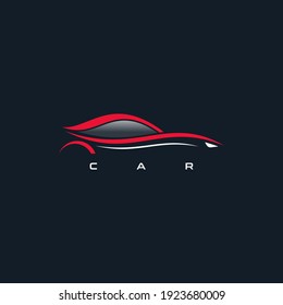 car abstract logo line Simple 