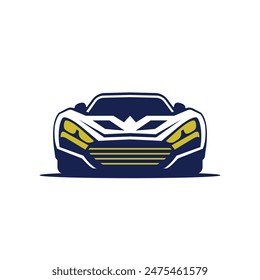 car abstract logo modern style