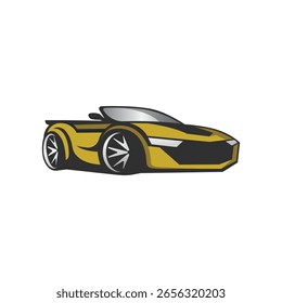 Logotipo moderno del Vector abstracto del coche