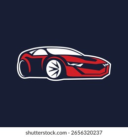 car abstract vector modern logo