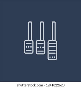 car accelerator icon. car accelerator linear design concept from Car parts collection. Simple element vector illustration on dark blue background.