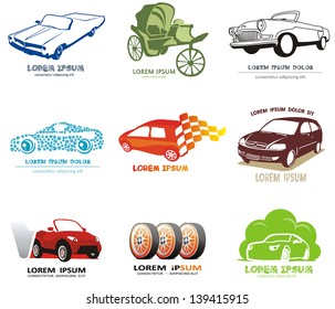 Car Accept Icons, Illustration, Sign, Symbol for Web and Print Design