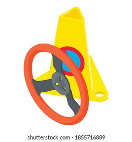 Car accessory icon. Isometric illustration of car accessory vector icon for web