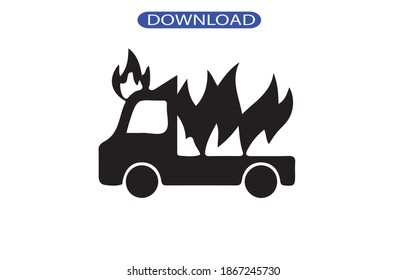 car acciden icon or logo isolated sign symbol vector illustration - high quality black style vector icons.