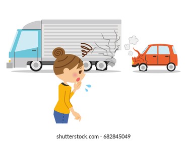 Car accident.