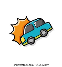 Doodle de accidentes de camión