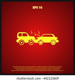 car accident icon