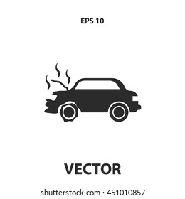 car accident icon