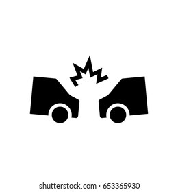 Car Accident Icon Illustration Isolated Vector Sign Symbol