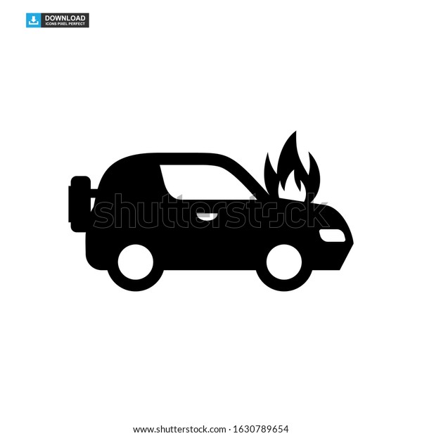 Car Accident icon\
or logo isolated sign symbol vector illustration - high quality\
black style vector icons\
