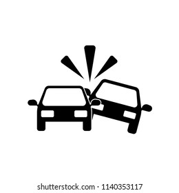 Car Accident icon vector icon. Simple element illustration. Car Accident symbol design. Can be used for web and mobile.