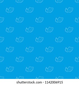Car accident pattern vector seamless blue repeat for any use