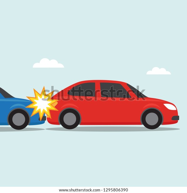 Car accident risk icon. Vector illustrator for
insurance service.